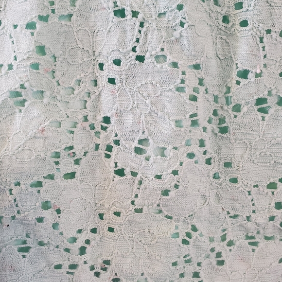 3/4 Sleeve Lacy Going Out Dress - Mint - Picture 4 of 4